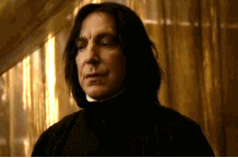 disgusted snape walking out